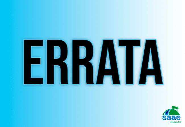 ERRATA - EXTRATO DE HOMOLOGAÇÃO - CORREÇÃO DOS DADOS P.E.  E DO OBJETO 